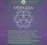 Merkaba earring, sacred geometry jewelry