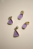 Purple sea glass necklace, oval seaglass pendant, August gift ideas, beach tropical jewelry, sea comers gift, summer memories