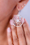Moonstone drop earrings, stone of New beginnings