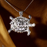 Turtle Necklace, turtle gifts, jewelry representing steadfastness, resilience, and courage.
