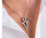 Jewelry for Free Spirit, Gift set for free thinker, nonconformist, independent, A Chester Allen, unique, human like, necklace and earrings