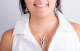 Jewelry for Free Spirit, Gift set for free thinker, nonconformist, independent, A Chester Allen, unique, human like, necklace and earrings