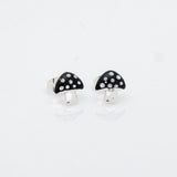 Mushroom stud earrings, Birthday gift for her