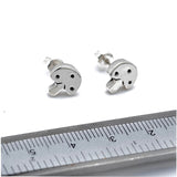 Mushroom stud earrings, Birthday gift for her