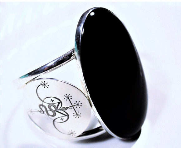 Unique Cuff Bracelet, Gift of The Divine feminine energy at The Crossroads Papa Legba & Marie Laveau
