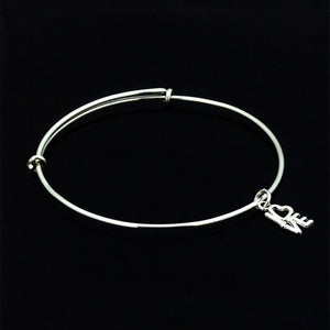 Love charm bracelet, Valentines Day Gift