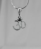 Yoga gift, aUM necklace, meditation jewelry, Hindu symbol, aum symbol, call to the universe, seed mantra, connects to 7th or crown chakra