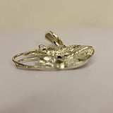 Shrimp necklace, Gulf coast gift, silver prawn pendant