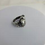 Eagle Head Ring, silver ring size 11, handmade jewelry, gift for him