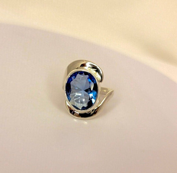London blue topaz ring