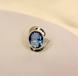 London blue topaz ring