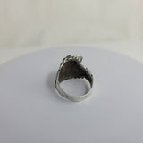 Eagle Head Ring, silver ring size 11, handmade jewelry, gift for him