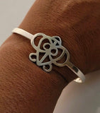 Love theme bracelet, Adinkra symbol love, 45 rpm adaptor jewelry, relationships, anniversary gift, couples gift ideas, Odo Nnyew Fie Kwan