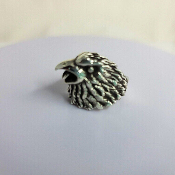 Eagle Head Ring, silver ring size 11, handmade jewelry, gift for him