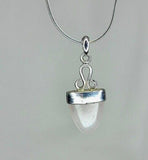 Rose Quartz necklace, arrow head shape, pink gemstone, cute for boho or blush wedding
