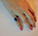 London blue topaz ring