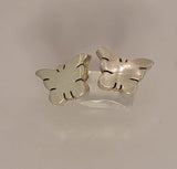 Dainty Butterfly earrings, handmade in sterling silver, a gift for transformation and change