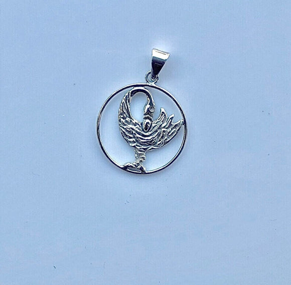 Sankofa bird necklace, Sterling silver handmade gift for remembering to honor elders, ancestors, Black history month gift, Valentines Day