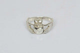 Claddagh ring, sterling promise ring, minimalist jewelry