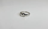 Silver promise ring, promise you my heart, Claddagh without the crown
