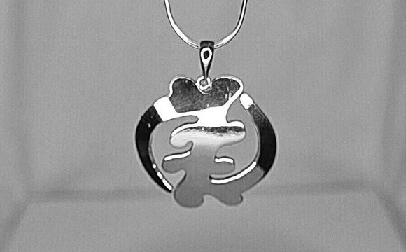 Large Gye Nyame necklace, Sterling silver handmade pendant, Africa Cultural jewelry, Spiritual gift
