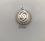 Music symbol charm, Bass clef, Forming Eye of Hurricane, Small charm,  Holdin it Down, dainty music jewelry, Jazz bass gift