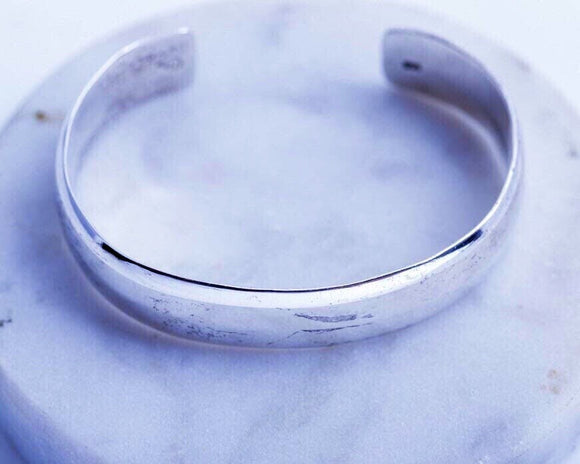 Thick Cuff Bracelet, sterling silver, gift for him, heavy duty, handmade gift for boyfriend, durable ready to ship