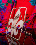 Fleur de lis Tabletop Metal Art, Naturally N'awlins gift “How’s ya mama an’ em?”Chester Allen New Orleans artist