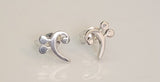 Custom order for astrid astrid bass clef stud earrings